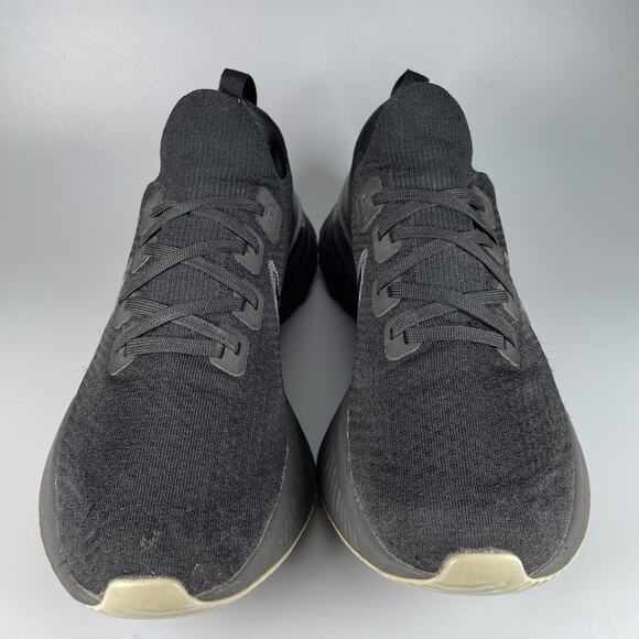 Nike React Infinity Run Flyknit Men\'s 12 Black White Running Shoe Sneakers GUC main image 6